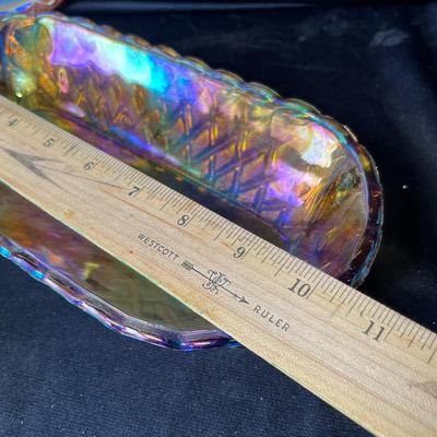 Lot 144 Antique Glass trays