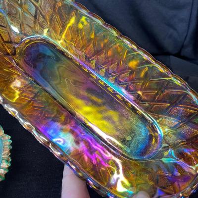 Lot 144 Antique Glass trays