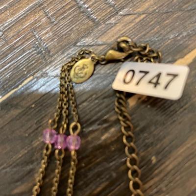 Beautiful purple necklace