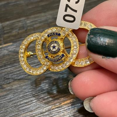 Vintage American Legion past president pin