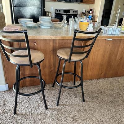 Pair of kitchen barstools