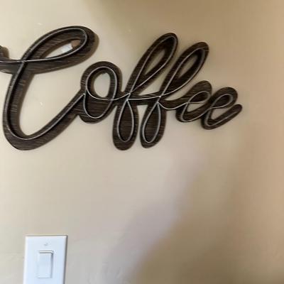 Coffee home décor sign