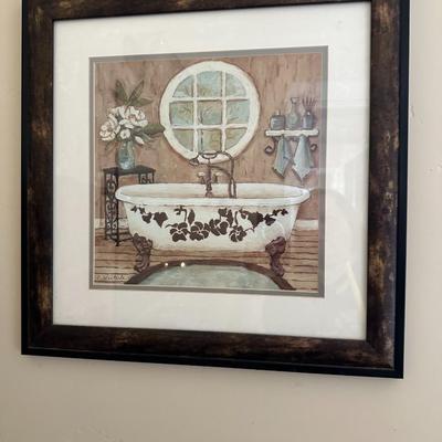 Bathtub picture décor