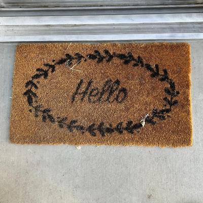 Hello welcome mat