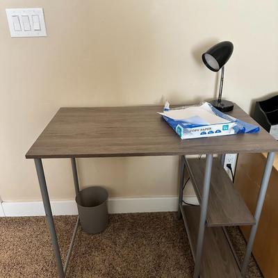 Desk with accessories