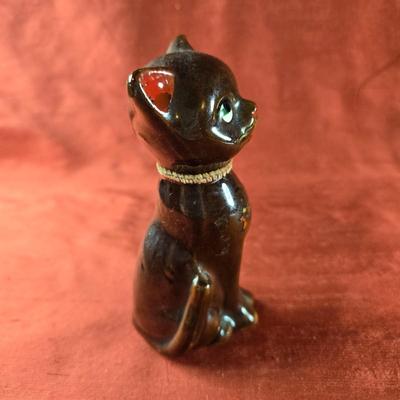 Old Japan Red Ware Souvenir Cat