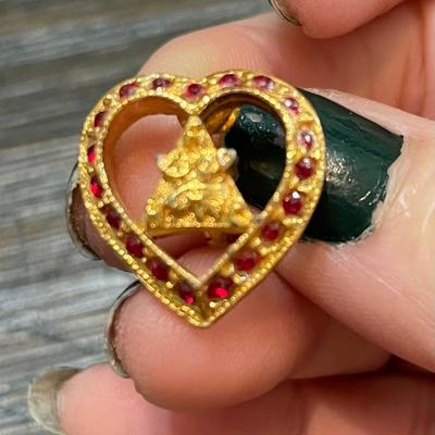 Clip style earrings