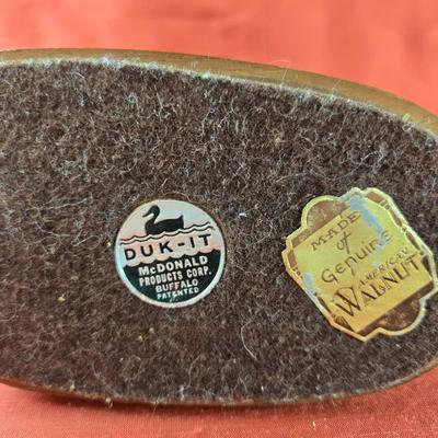 Walnut Scotty Dog Pipe Holder