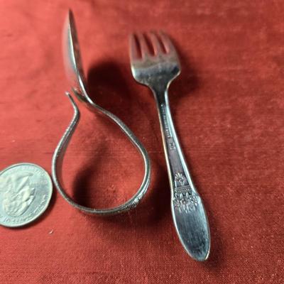 "First Love" Baby Spoon & Fork by Rogers Brothers
