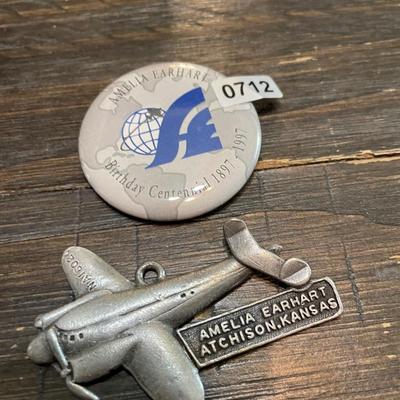 Amelia Earhart ornament