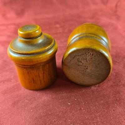 Hand-Turned Wood Round Box