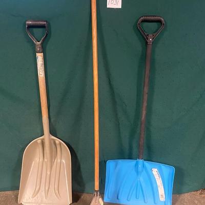 Shovels and Rake