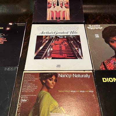 Aretha Franklin, Dionne Warwick, Natalie Cole Vinyls Lot
