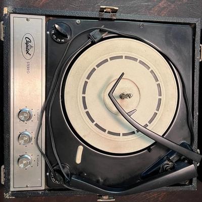 Vintage Capitol Record Player
