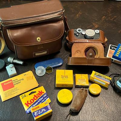 Vintage Camera Lot w/ Accessories