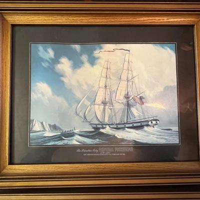 Nautical Themed Framed Art- Set of 4