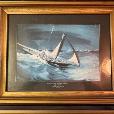 Nautical Themed Framed Art- Set of 4