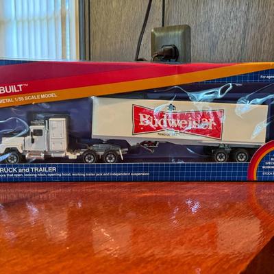 Vintage Siku Eurobuilt Mack Truck and Trailer