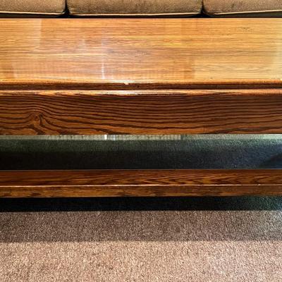 Wood Coffee Table 48" x 19.5" x 17"