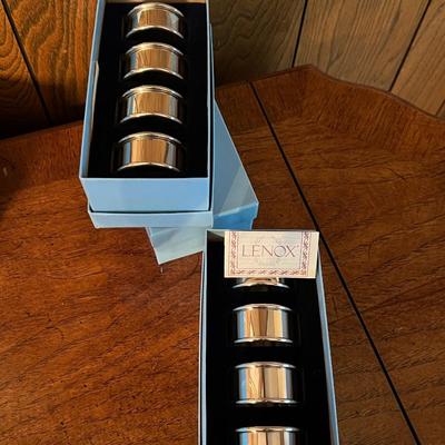 Lenox Napkin Rings- 3 boxes of 4