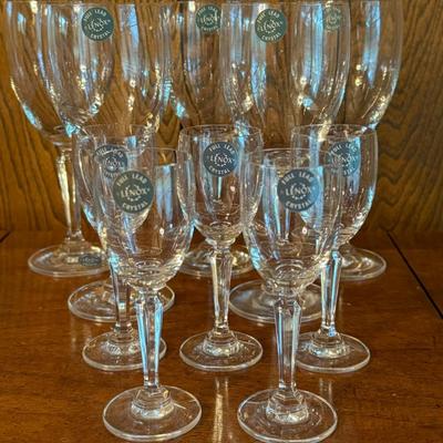 Lenox Crystal Wine Glasses and Port Glasses