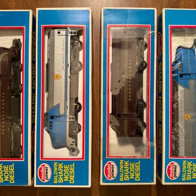 Baldwin Shark Nose Diesel Locomotives Lot