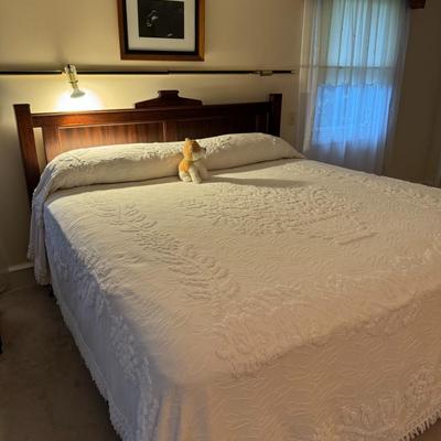 King Headboard w/ Metal Frame