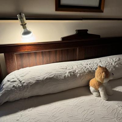 King Headboard w/ Metal Frame