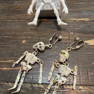Skeleton earrings