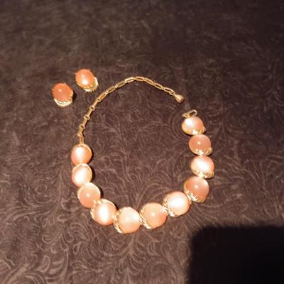 CORO NECKLACE AND EARRINGS