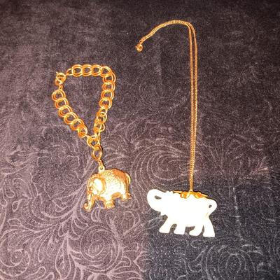 ELEPHANT BRACELET ANF NECKLACE