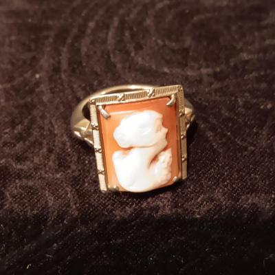 CAMEO RINGS, PINS, PENDANTS AND STICK PIN