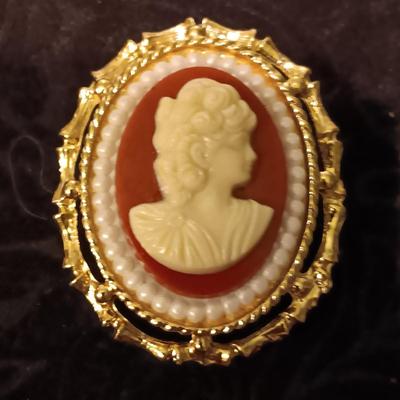 CAMEO PENDANTS, BRACELET, PINS AND EARRINGS
