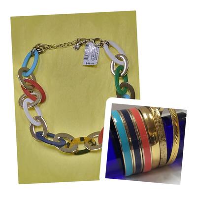 NWT Charter Club Link Necklace & Bangles
