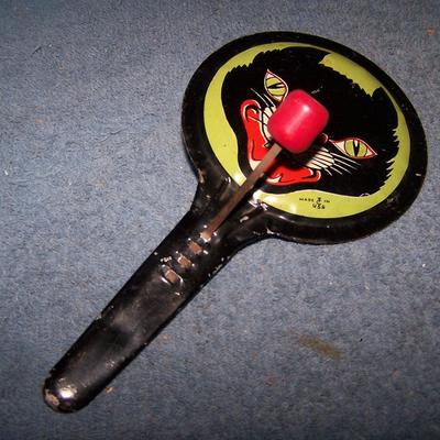 LOT 3 WONDERFUL VINTAGE TIN LITHO NOISE MAKERS