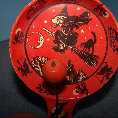 LOT 3 WONDERFUL VINTAGE TIN LITHO NOISE MAKERS