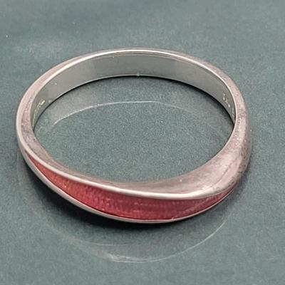 Vintage Sterling & Enameled Stacking Rings 13.8gr
