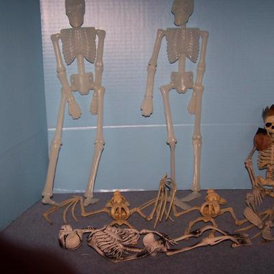 LOT 9 SPOOKY SKELETONS