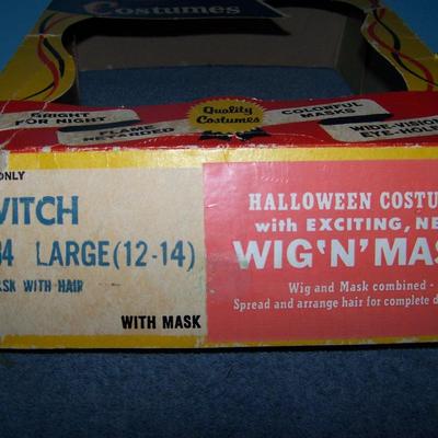 LOT 13 AMAZING VINTAGE COLLEGEVILLE WITCH COSTUME in BOX