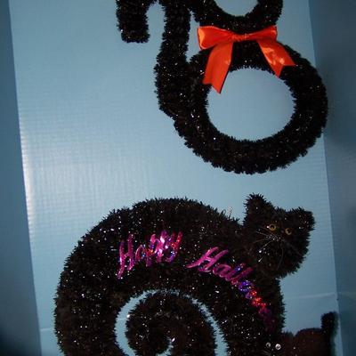 LOT 16 TINSEL BLACK CATS