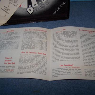 LOT 17 SPOOKTACULAR 1953 MYSTIC EYE GAME