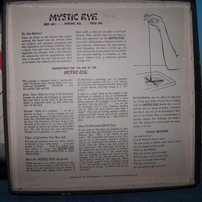 LOT 17 SPOOKTACULAR 1953 MYSTIC EYE GAME