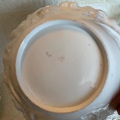 Heavenly floral serving bowl