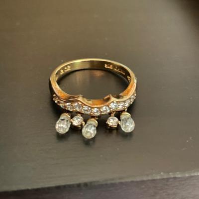 Cubic Zirconia 925 Ring Sz 9