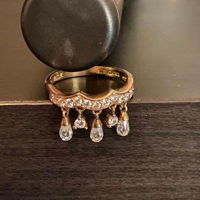 Cubic Zirconia 925 Ring Sz 9