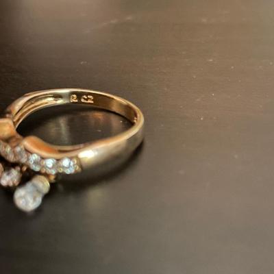 Cubic Zirconia 925 Ring Sz 9