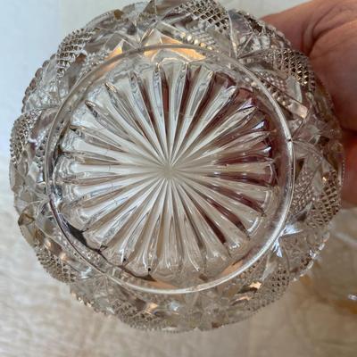 Gorgeous gold trimmed covered dish