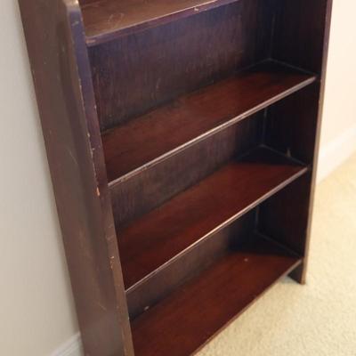 Vintage Small Solid Wood Bookshelf