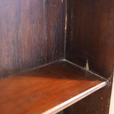 Vintage Small Solid Wood Bookshelf