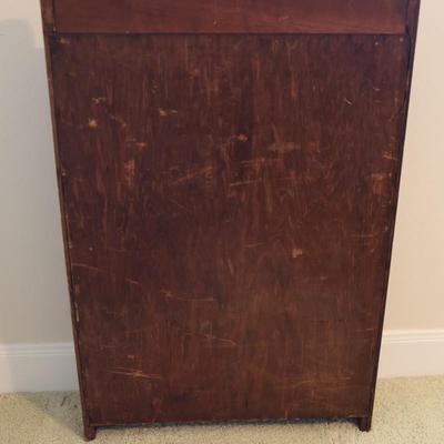 Vintage Small Solid Wood Bookshelf